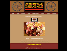 Tablet Screenshot of memawsbbq.com